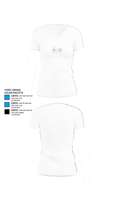 Keedeezy Music Production 27860945 Women's Short Sleeve V-neck Shirt - 18