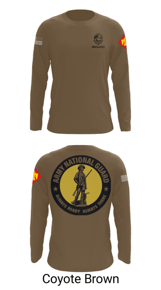 Long Sleeve Performance Shirt, Recruiting & Retention Battalion, National Guard, Teamtime, Team time, sublimation, custom sports apparel, team uniforms, spirit wear, spiritwear, sports uniforms, custom shirts, team store, custom team store, fundraiser sports, apparel fundraiser