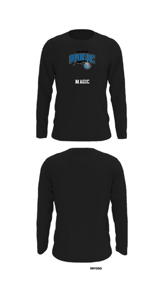 Long Sleeve Performance Shirt, Magic, Men's Basketball, Teamtime, Team time, sublimation, custom sports apparel, team uniforms, spirit wear, spiritwear, sports uniforms, custom shirts, team store, custom team store, fundraiser sports, apparel fundraiser