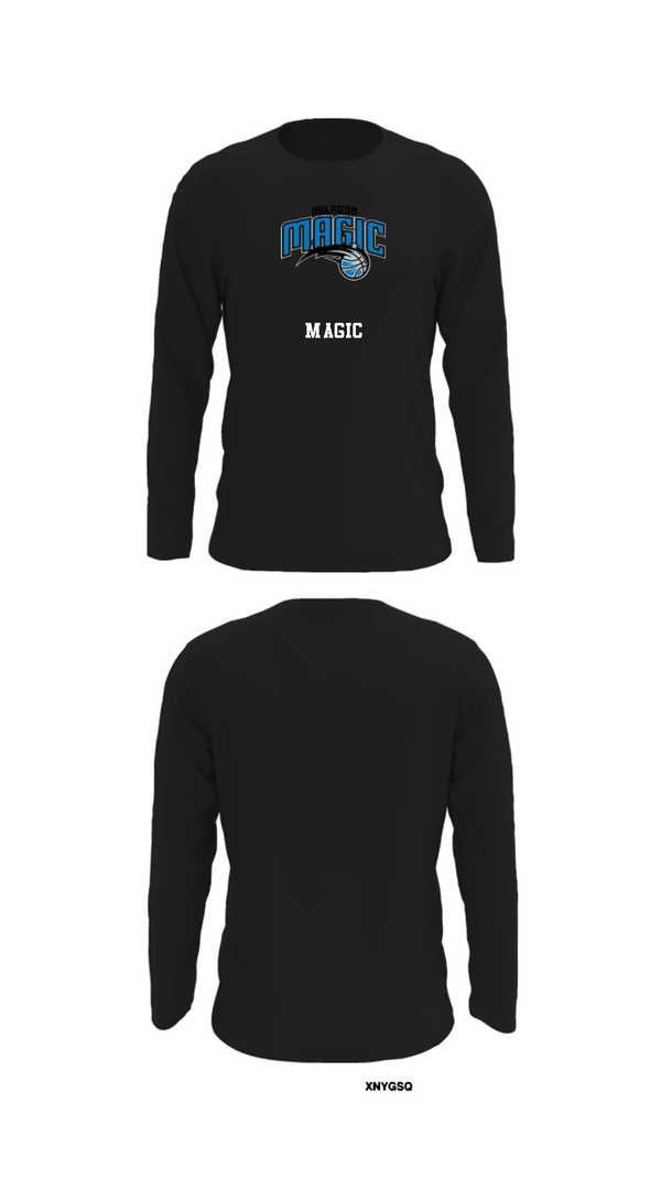 Long Sleeve Performance Shirt, Magic, Men's Basketball, Teamtime, Team time, sublimation, custom sports apparel, team uniforms, spirit wear, spiritwear, sports uniforms, custom shirts, team store, custom team store, fundraiser sports, apparel fundraiser