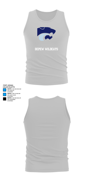 Tank Top, DEPEW WILDCATS, Bowling, Teamtime, Team time, sublimation, custom sports apparel, team uniforms, spirit wear, spiritwear, sports uniforms, custom shirts, team store, custom team store, fundraiser sports, apparel fundraiser