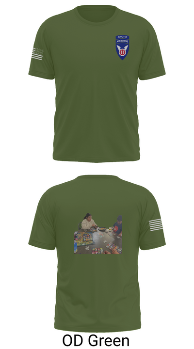 11th ABN DIV WO 32210325 Short Sleeve Performance Shirt - 56