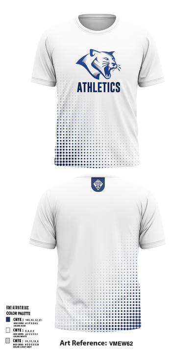Thornton Middle School 78046273 Short Sleeve Performance Shirt - 3