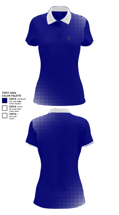 Camp Hill High School Track 7668587 Women's Short Sleeve Performance Polo  - 30