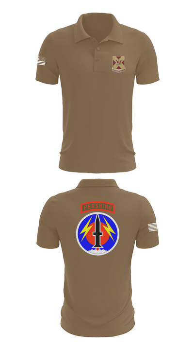 4/9 Field Artillery 56 Command (Pershing) 34975025 Short Sleeve Performance Polo - 7