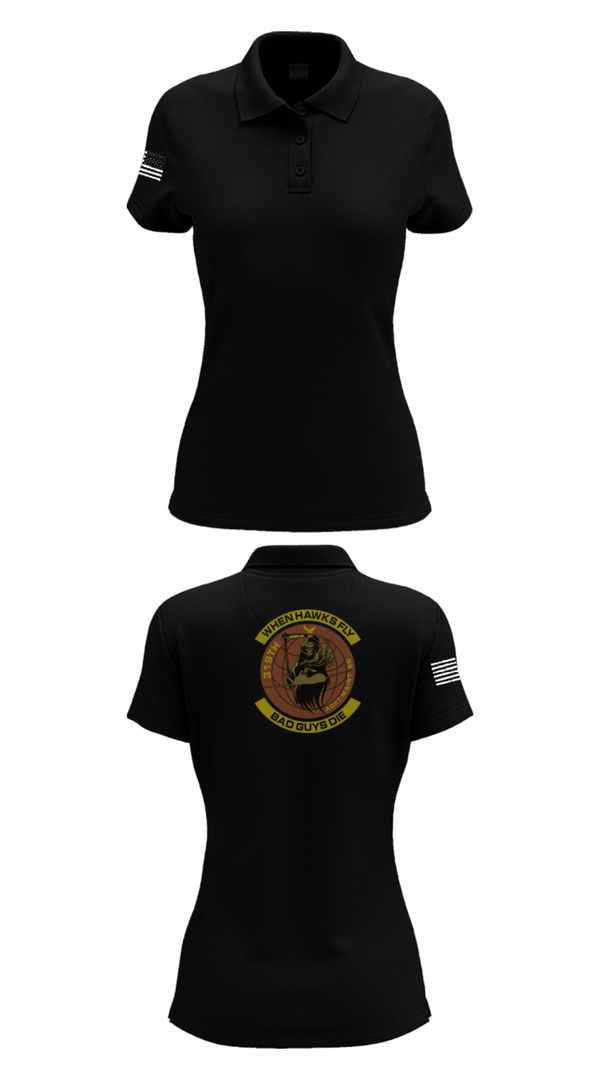 Women's Short Sleeve Performance Polo, 319th Maintenance Squadron, Air Force, Teamtime, Team time, sublimation, custom sports apparel, team uniforms, spirit wear, spiritwear, sports uniforms, custom shirts, team store, custom team store, fundraiser sports, apparel fundraiser