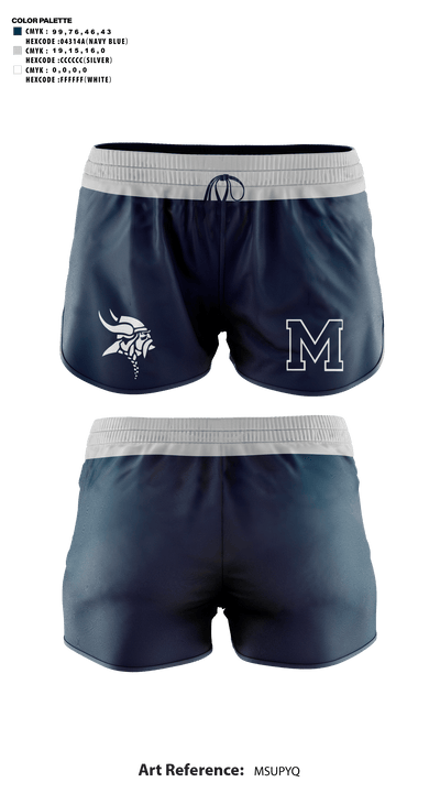 Marysville High School Cheer 26495942 Women's Shorts - 41