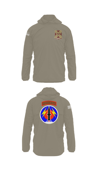 Windbreaker, 4/9 Field Artillery 56 Command (Pershing), Army, Teamtime, Team time, sublimation, custom sports apparel, team uniforms, spirit wear, spiritwear, sports uniforms, custom shirts, team store, custom team store, fundraiser sports, apparel fundraiser