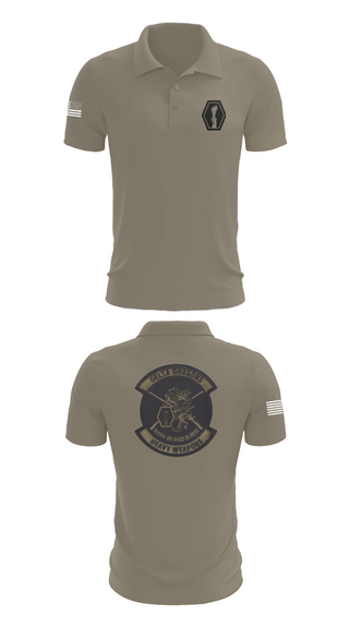 Short Sleeve Performance Polo, 100th Battalion 442nd Infantry Delta dragons, Army, Teamtime, Team time, sublimation, custom sports apparel, team uniforms, spirit wear, spiritwear, sports uniforms, custom shirts, team store, custom team store, fundraiser sports, apparel fundraiser
