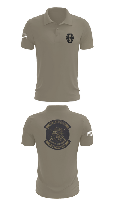 100th Battalion 442nd Infantry Delta dragons 60081058 Short Sleeve Performance Polo - 67
