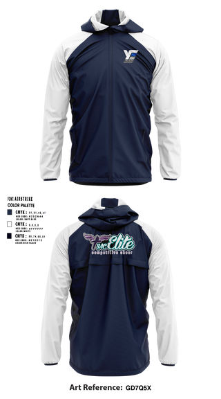 Windbreaker, YAC Foundation (Young Athletes For Christ), Spirit Store, Teamtime, Team time, sublimation, custom sports apparel, team uniforms, spirit wear, spiritwear, sports uniforms, custom shirts, team store, custom team store, fundraiser sports, apparel fundraiser