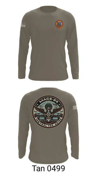 Long Sleeve Performance Shirt, MACS 24 ATC Detachment A, Marines, Teamtime, Team time, sublimation, custom sports apparel, team uniforms, spirit wear, spiritwear, sports uniforms, custom shirts, team store, custom team store, fundraiser sports, apparel fundraiser