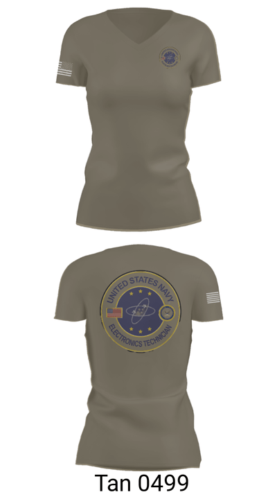 USS AMERICA LHA6 62231282 Women's Short Sleeve V-neck Shirt - 65