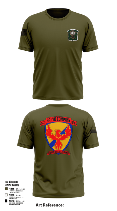 B-Co 122 ASB 42840392 Short Sleeve Performance Shirt - 118