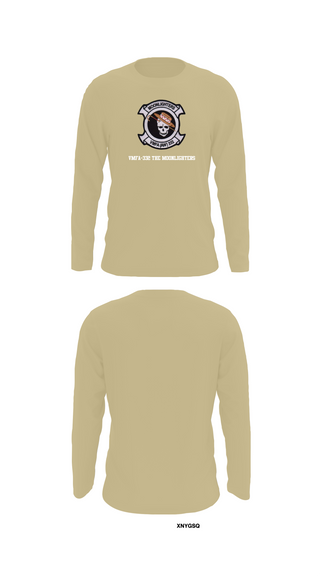Long Sleeve Performance Shirt, VMFA-332 The Moonlighters, Marines, Teamtime, Team time, sublimation, custom sports apparel, team uniforms, spirit wear, spiritwear, sports uniforms, custom shirts, team store, custom team store, fundraiser sports, apparel fundraiser