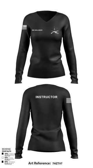 Women's Long Sleeve Vneck Shirt, Sniper school, Army, Teamtime, Team time, sublimation, custom sports apparel, team uniforms, spirit wear, spiritwear, sports uniforms, custom shirts, team store, custom team store, fundraiser sports, apparel fundraiser