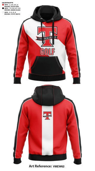 Hoodie, Tillamook High School Golf, Golf, Teamtime, Team time, sublimation, custom sports apparel, team uniforms, spirit wear, spiritwear, sports uniforms, custom shirts, team store, custom team store, fundraiser sports, apparel fundraiser