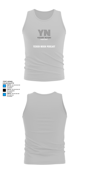 Tank Top, YESSIR NOSIR PODCAST, , Teamtime, Team time, sublimation, custom sports apparel, team uniforms, spirit wear, spiritwear, sports uniforms, custom shirts, team store, custom team store, fundraiser sports, apparel fundraiser