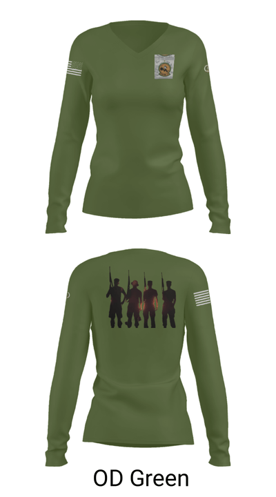 Twin cities squadron 18452981 Women's Long Sleeve V-neck Shirt - 54