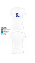 Lexington Senior High School Cheer 74673708 Women's Short Sleeve V-neck Shirt - 18