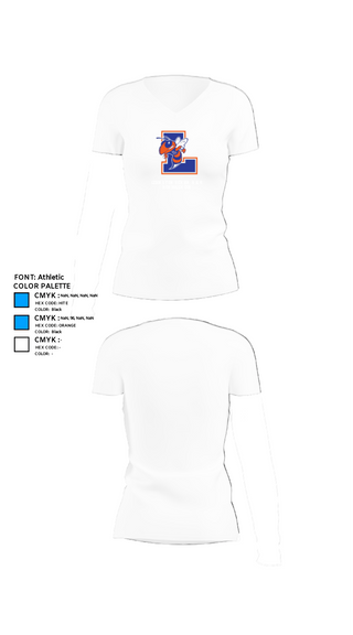 Womens Short Sleeve Vneck Shirt, Lexington Senior High School Cheer, Cheer, Teamtime, Team time, sublimation, custom sports apparel, team uniforms, spirit wear, spiritwear, sports uniforms, custom shirts, team store, custom team store, fundraiser sports, apparel fundraiser
