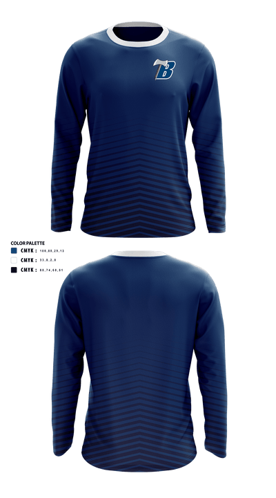 Bemidji High School Cross Country 38655137 Long Sleeve Performance Shirt - 40