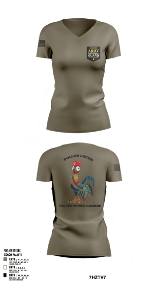 Womens Short Sleeve Vneck Shirt, , Army, Teamtime, Team time, sublimation, custom sports apparel, team uniforms, spirit wear, spiritwear, sports uniforms, custom shirts, team store, custom team store, fundraiser sports, apparel fundraiser