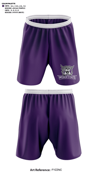 Athletic Shorts With Pockets, Weber State University Golf, Golf, Teamtime, Team time, sublimation, custom sports apparel, team uniforms, spirit wear, spiritwear, sports uniforms, custom shirts, team store, custom team store, fundraiser sports, apparel fundraiser