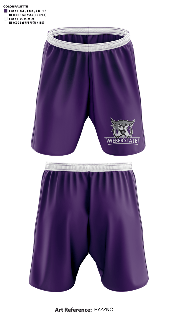 Athletic Shorts With Pockets, Weber State University Golf, Golf, Teamtime, Team time, sublimation, custom sports apparel, team uniforms, spirit wear, spiritwear, sports uniforms, custom shirts, team store, custom team store, fundraiser sports, apparel fundraiser