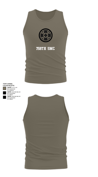Tank Top, 758th SMC, Army, Teamtime, Team time, sublimation, custom sports apparel, team uniforms, spirit wear, spiritwear, sports uniforms, custom shirts, team store, custom team store, fundraiser sports, apparel fundraiser