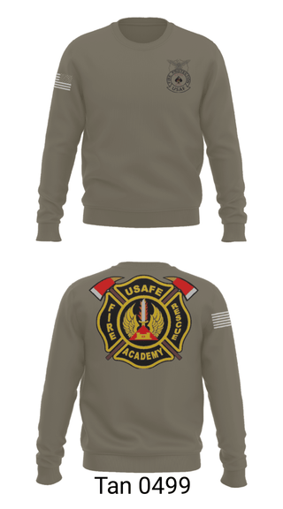 Crew Neck Sweatshirt, 435th CTS, Air Force, Teamtime, Team time, sublimation, custom sports apparel, team uniforms, spirit wear, spiritwear, sports uniforms, custom shirts, team store, custom team store, fundraiser sports, apparel fundraiser