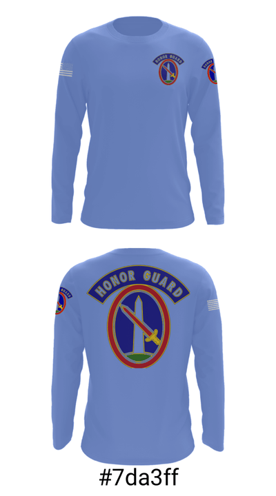 3RD U S Infantry Brigade 54661375 Long Sleeve Performance Shirt - 18