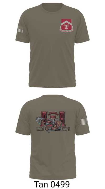 937th CEC-A, 40th BEB 9516475 Old School Cotton Feel Shirt - 70