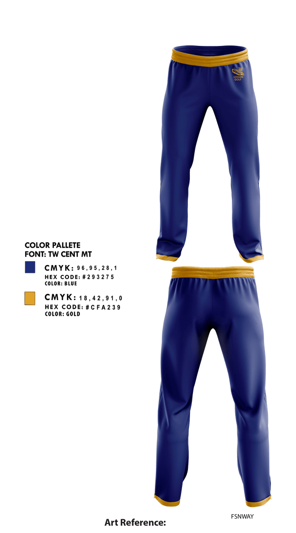 Sweatpants, Logan High School Golf, Golf, Teamtime, Team time, sublimation, custom sports apparel, team uniforms, spirit wear, spiritwear, sports uniforms, custom shirts, team store, custom team store, fundraiser sports, apparel fundraiser