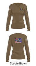 USS CANBERRA (LCS 30) 2170630 Women's Long Sleeve V-neck Shirt - 16