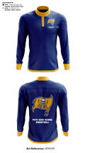 Poth High School Basketball 33923468 Quarter Zip Jacket - 41