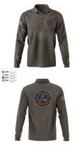 EventsByJoel 45028039 Long Sleeve Performance Polo with Pen Pocket On Sleeve - 2