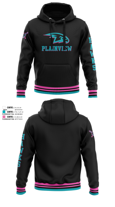 Plainview Hawks Hoodie - 35