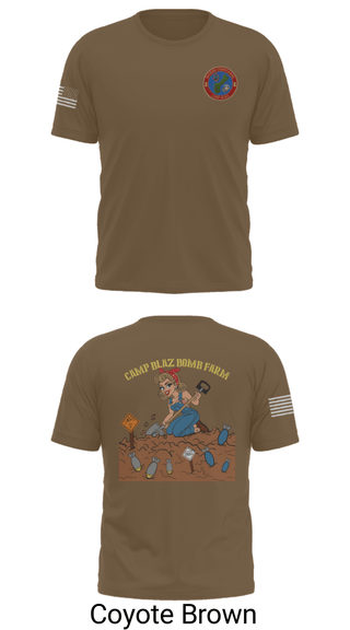 Old School Cotton Feel Shirt, MCB Camp Blaz Ordnance, Marines, Teamtime, Team time, sublimation, custom sports apparel, team uniforms, spirit wear, spiritwear, sports uniforms, custom shirts, team store, custom team store, fundraiser sports, apparel fundraiser