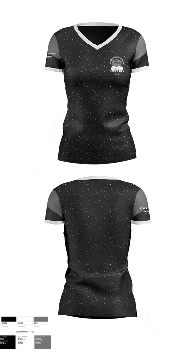 Mcp Lloyd Track and Field 30078558 Women's Short Sleeve V-neck Shirt - 1