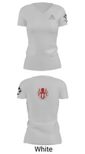 Kraken Defense Group 92519053 Women's Short Sleeve V-neck Shirt - 19