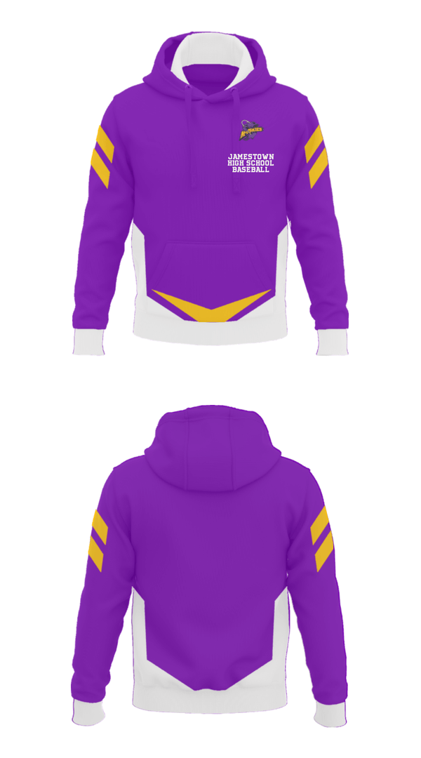 Hoodie, Jamestown High School Baseball, Baseball, Teamtime, Team time, sublimation, custom sports apparel, team uniforms, spirit wear, spiritwear, sports uniforms, custom shirts, team store, custom team store, fundraiser sports, apparel fundraiser