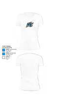 Merrimack College Cross Country 19675750 Women's Short Sleeve V-neck Shirt - 18