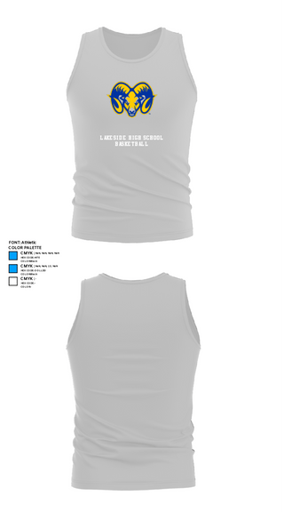 Tank Top, Lakeside High School Basketball, Women's Basketball, Teamtime, Team time, sublimation, custom sports apparel, team uniforms, spirit wear, spiritwear, sports uniforms, custom shirts, team store, custom team store, fundraiser sports, apparel fundraiser
