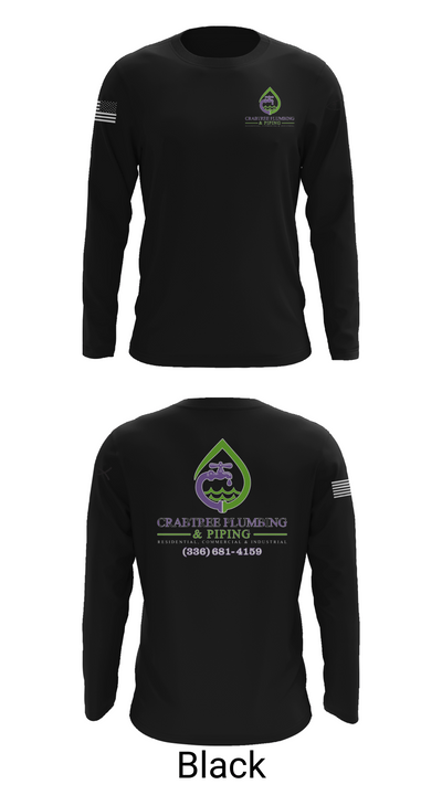 Crabtree Plumbing & Piping 20827864 Long Sleeve Performance Shirt 26