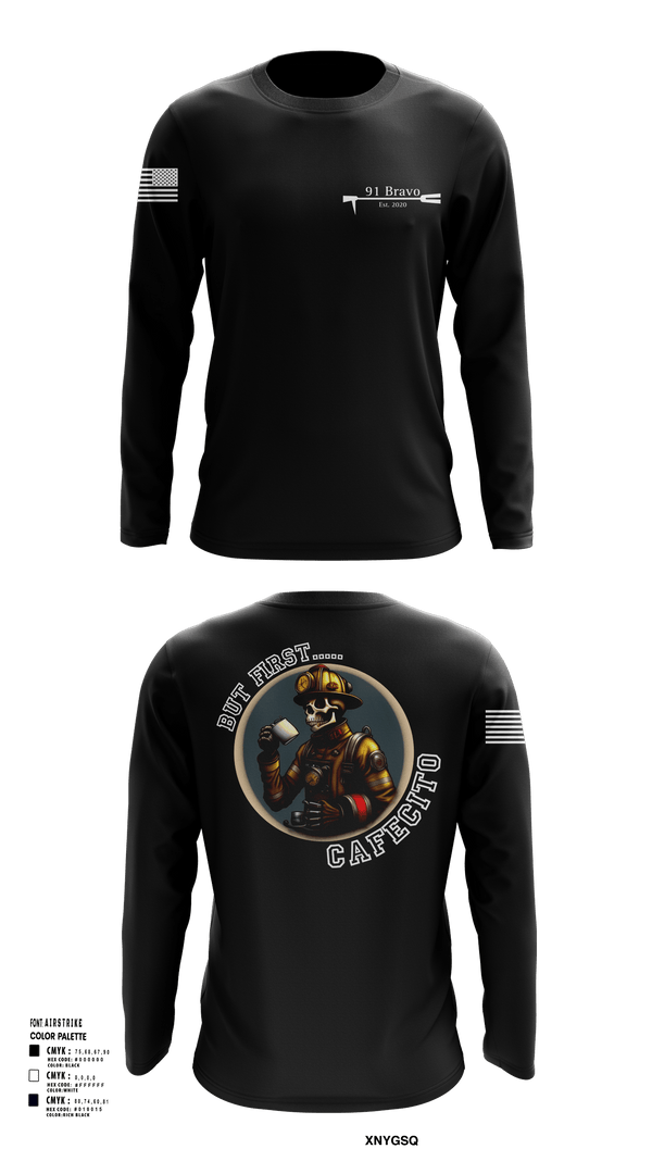 Long Sleeve Performance Shirt, 91 Bravo, Fire Department, Teamtime, Team time, sublimation, custom sports apparel, team uniforms, spirit wear, spiritwear, sports uniforms, custom shirts, team store, custom team store, fundraiser sports, apparel fundraiser
