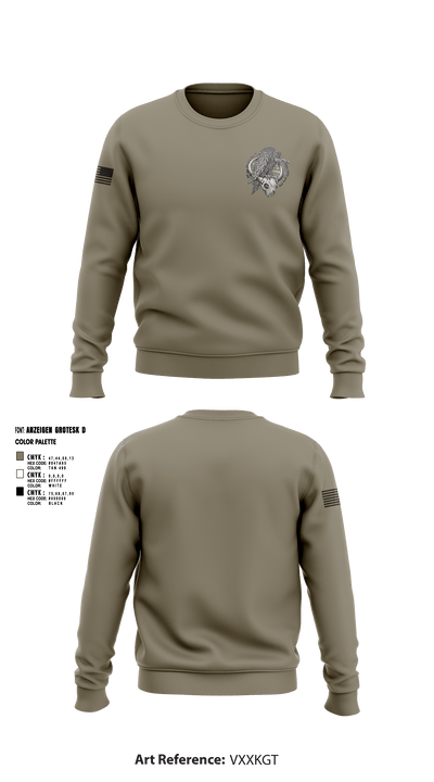 CREW 3 BUSTED BUZZARDS 64090708 Crew Neck Sweatshirt - 1