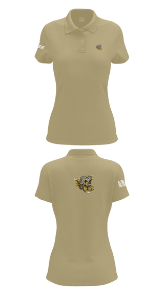 Womens Short Sleeve Performance Polo, C-10 TRP white platoon, Army, Teamtime, Team time, sublimation, custom sports apparel, team uniforms, spirit wear, spiritwear, sports uniforms, custom shirts, team store, custom team store, fundraiser sports, apparel fundraiser
