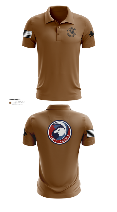 Strike Eagle Keeper Short Sleeve Performance Polo - 40