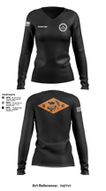3rd Platoon, CCo, 1-508th PIR 77513198 Women's Long Sleeve V-neck Shirt -1 16